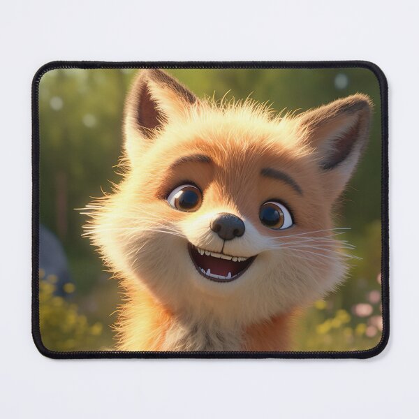 Item preview, Adorable Cartoon Fox Cub Artwork - Cute and Playful Design for Wildlife Enthusiasts designed and sold by DoPrint.