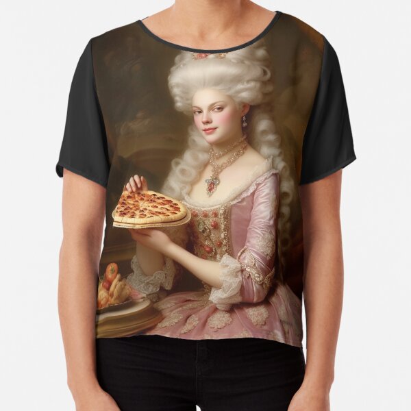 le marie antoinette pizza Chiffon Top