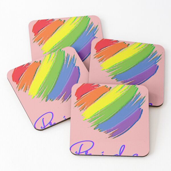 Item preview, Proud with the rainbow heart designed and sold by elive.