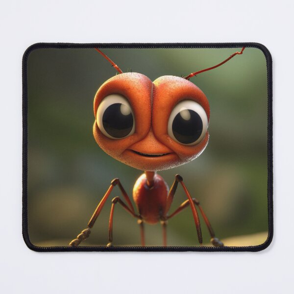 Item preview, Cute Cartoon Ant Illustration - Whimsical and Playful Art for Insect Fans designed and sold by DoPrint.