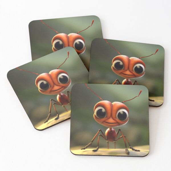 Item preview, Cute Cartoon Ant Illustration - Whimsical and Playful Art for Insect Fans designed and sold by DoPrint.