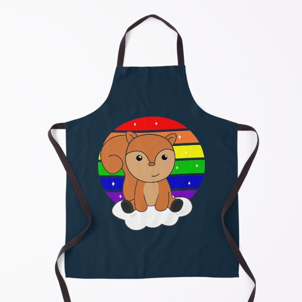 Item preview, Squirrel Rainbow Colorful Sunset Kawaii Fantasy designed and sold by soliamada.