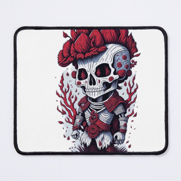 Item preview, Peruvian Inca Skeleton: Detailed Cartoon Character T-Shirt Design designed and sold by RedArtG09.