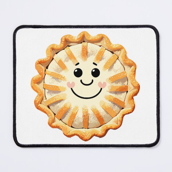Item preview, Cheerful Apple Pie Cute Funny Character - Wholesome Dessert designed and sold by Akioos.