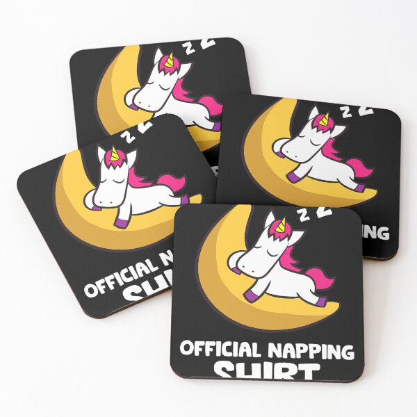 Item preview, Sleeping Unicorn Lazy Tired Unicorn Pajama Official Napping designed and sold by soliamada.