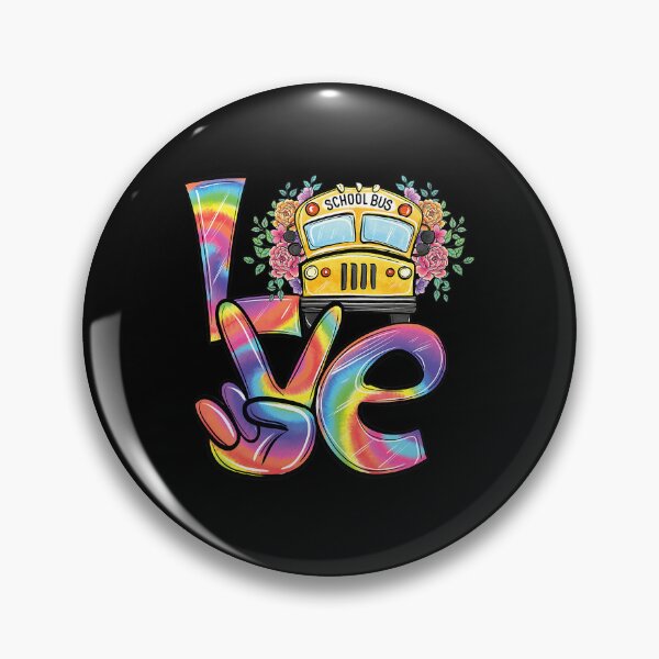 Item preview, School Bus Driver Tie Dye Valentines Day Love designed and sold by soliamada.