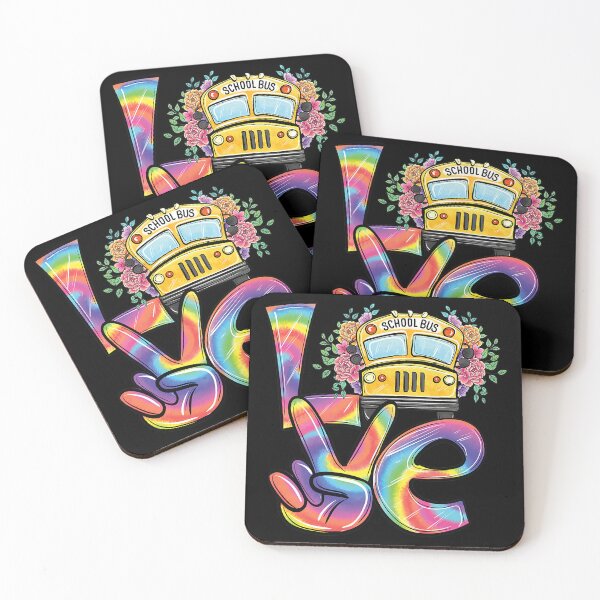 Item preview, School Bus Driver Tie Dye Valentines Day Love designed and sold by soliamada.