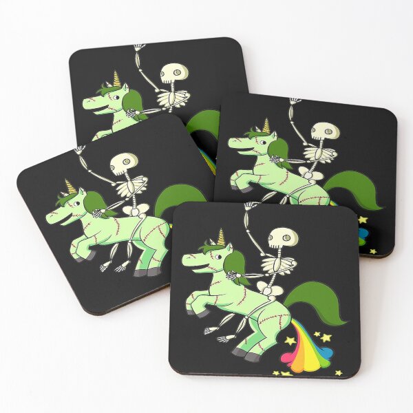 Item preview, Skeleton Riding Zombie Unicorn designed and sold by soliamada.