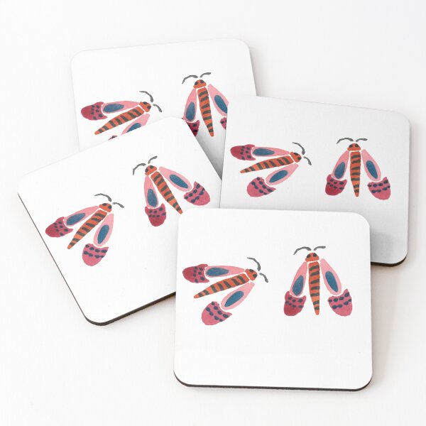 Item preview, Pink moths designed and sold by PritiRawtoo.