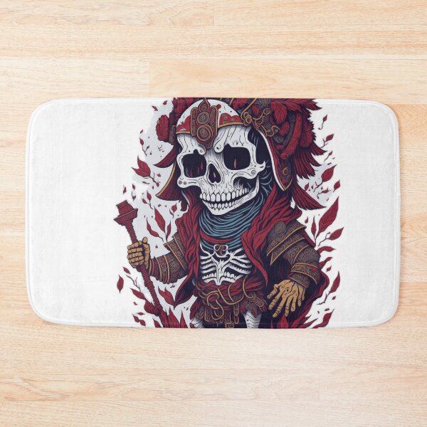 Item preview, Machu Picchu Splash: Red and White T-Shirt Design with Peruvian Inca Skeleton designed and sold by RedArtG09.