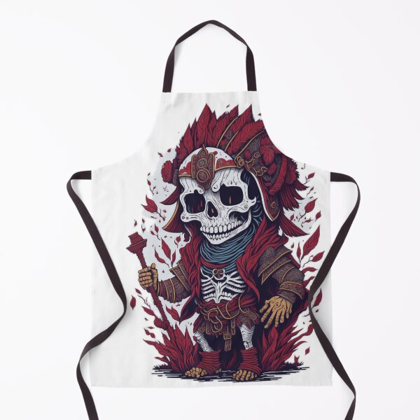 Item preview, Machu Picchu Splash: Red and White T-Shirt Design with Peruvian Inca Skeleton designed and sold by RedArtG09.