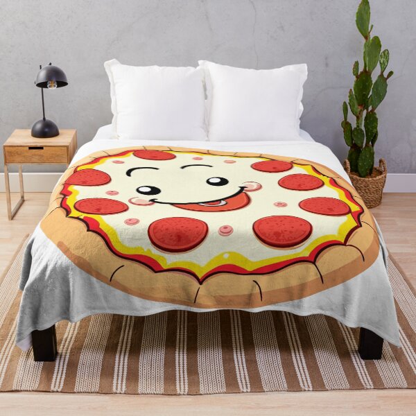 Item preview, Happy Pepperoni Pizza Cartoon designed and sold by Akioos.