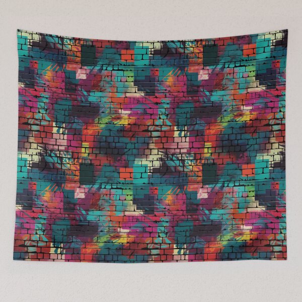 Item preview, Graffiti Wall Pattern designed and sold by ArtByDominique.