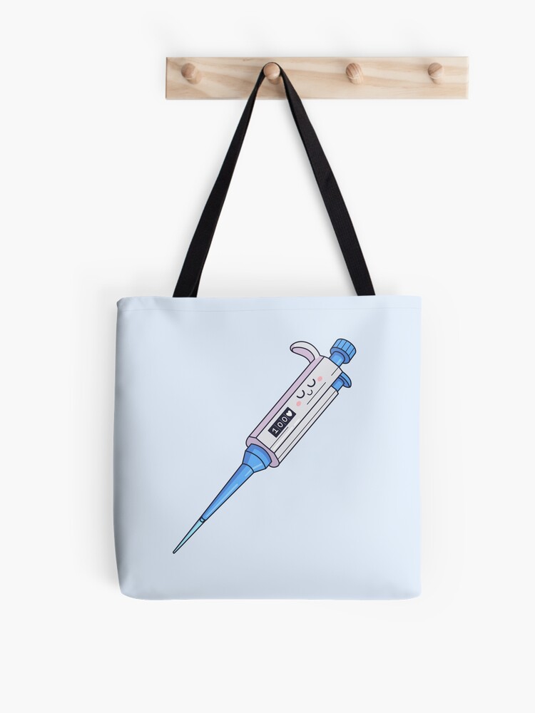 Thumbnail 1 of 2, Tote Bag, Cute Laboratory Pipette designed and sold by cutescience.