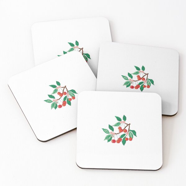 Item preview,  CHERRY SPRIG CROSS STITCH. designed and sold by coffeeflavour.