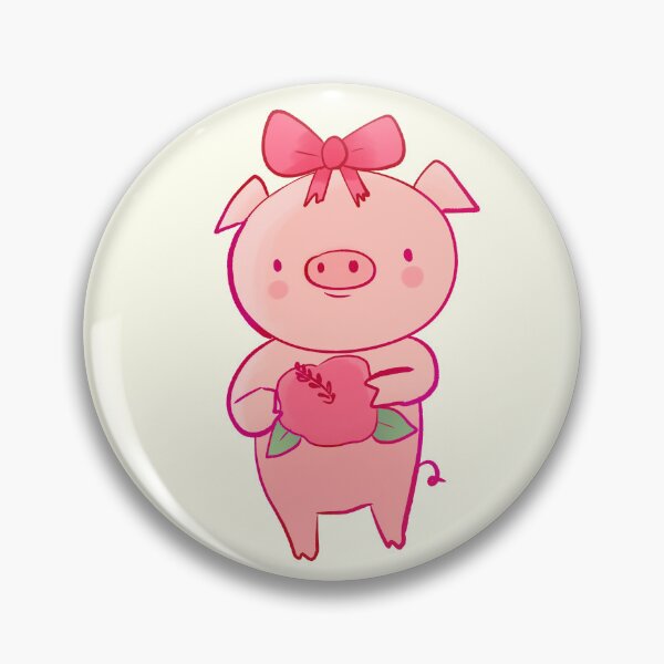 Item preview, Cute pig and flower  designed and sold by Mayarart.