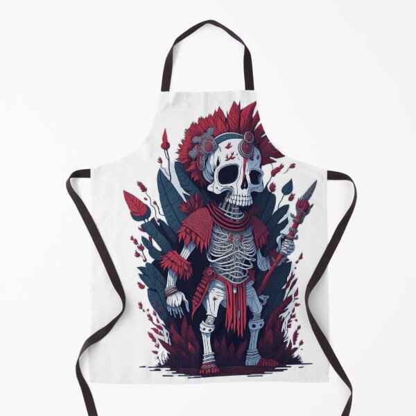 Item preview, Machu Picchu Splash: Red and White T-Shirt Design with Peruvian Inca Skeleton designed and sold by RedArtG09.