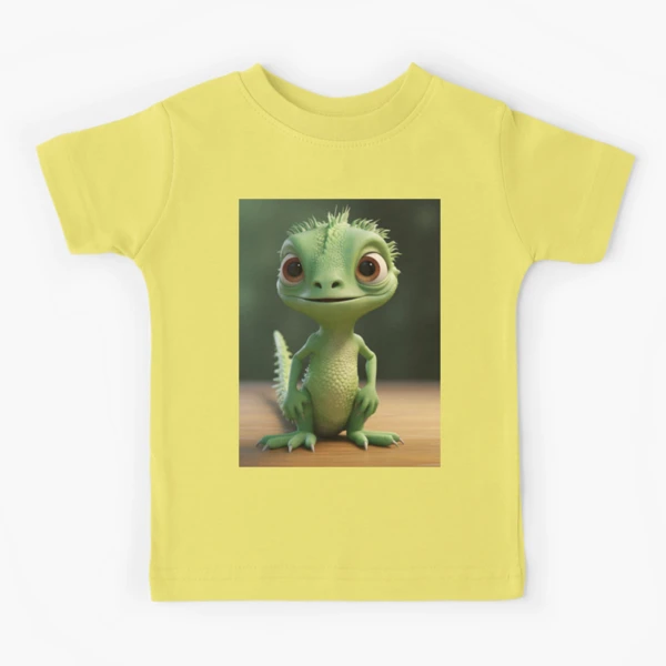 Vibrant Cartoon Lizard Design - Colorful and Unique Art for Reptile Fans Kids  T-Shirt for Sale by DoPrint