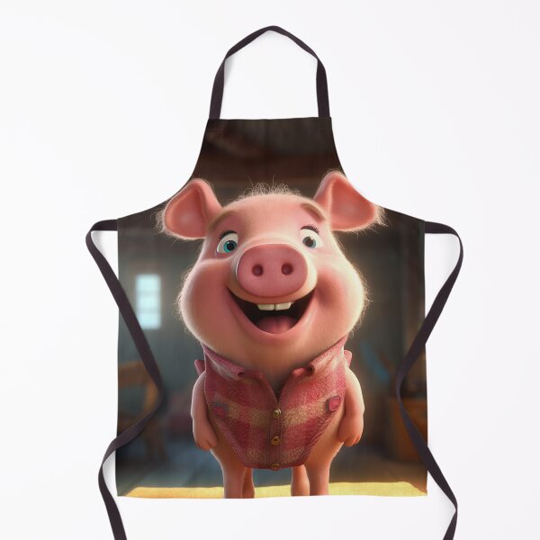Item preview, Delightful Cartoon Pig Artwork - Cute and Playful Illustration for Pig Enthusiasts designed and sold by DoPrint.