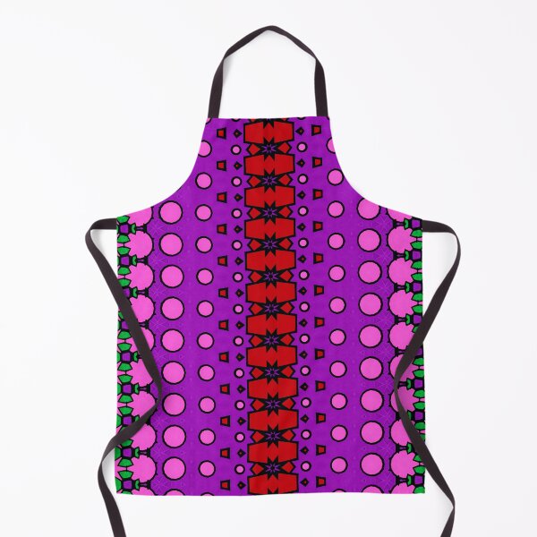 4 Color Abstract Pattern Apron