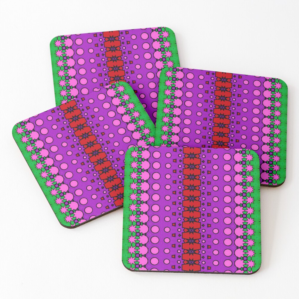 Item preview, Coasters (Set of 4) designed and sold by MoxedUpPatterns.