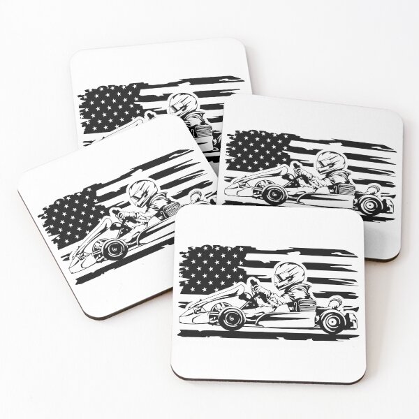 Item preview, Go kart racer US Flag, go kart, png designed and sold by MYpngShop.
