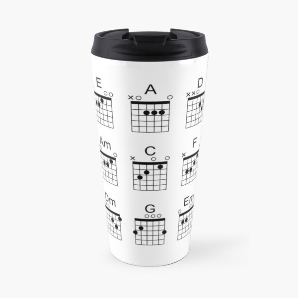 Guitar Chords Travel Mug