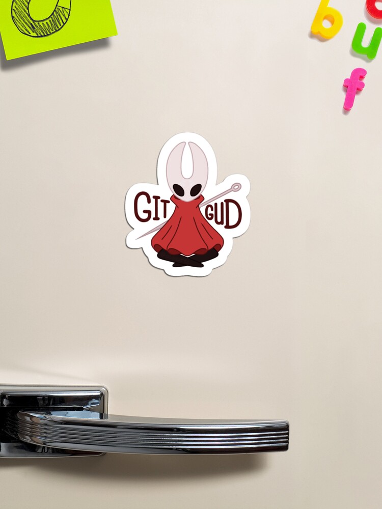 Hornet Git Gud Hollow Knight Sticker 