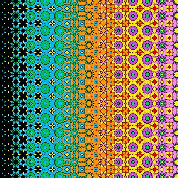 Artwork thumbnail, Multicolor Abstract Pattern by MoxedUpPatterns