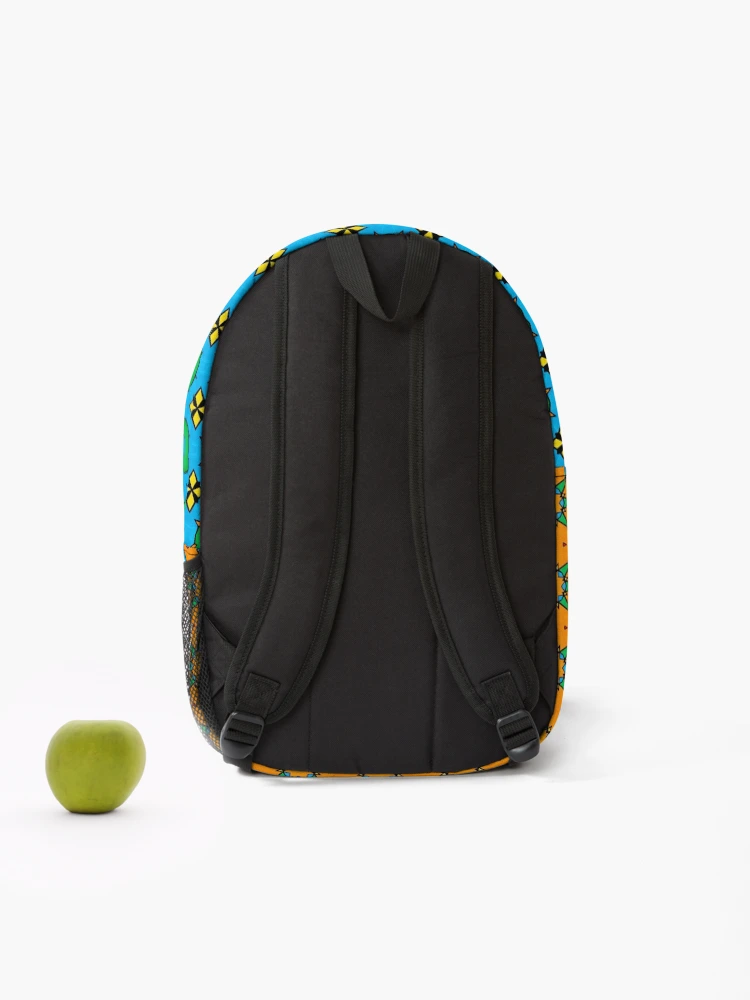 Thumbnail 2 of 3, Backpack, Multicolor Abstract Pattern designed and sold by MoxedUpPatterns.