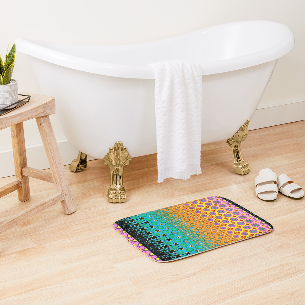 Item preview, Bath Mat designed and sold by MoxedUpPatterns.