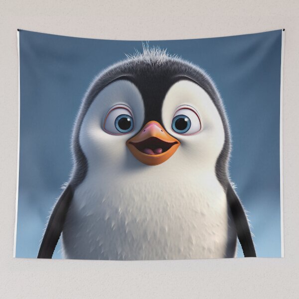Item preview, Charming Cartoon Penguin Design - Fun and Cute Art for Penguin Aficionados designed and sold by DoPrint.