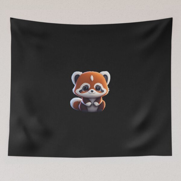 Item preview, Very Cute Red Panda Chibi Art Design designed and sold by ChibiArtline.