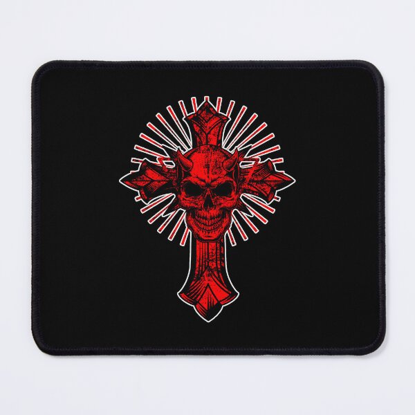 Item preview, Horror Skull Cross Essential T-Shirt. designed and sold by Mahesh95singh.