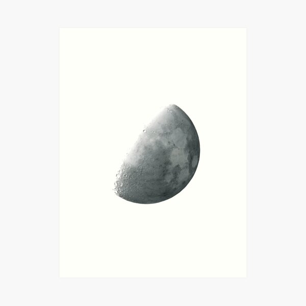 THE MOON INVERTED Art Print