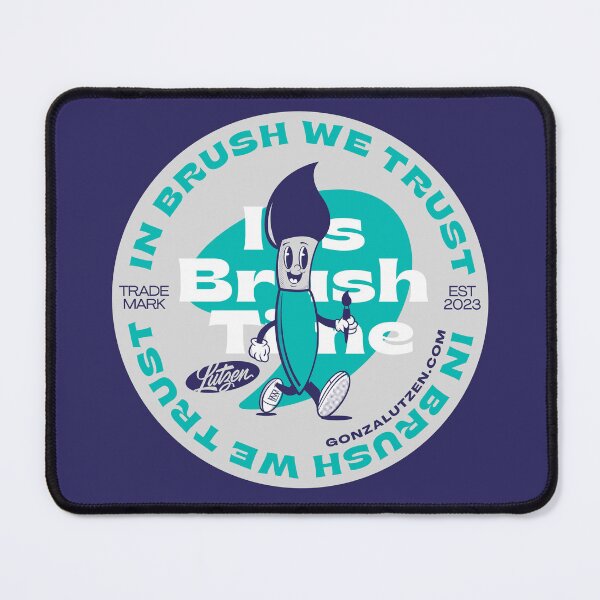 Item preview, Brush Time Gray designed and sold by Gonzalutzen.