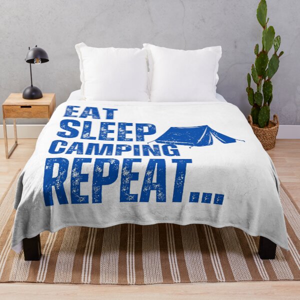 Item preview, Eat sleep camping repeat designed and sold by Azrou shop.