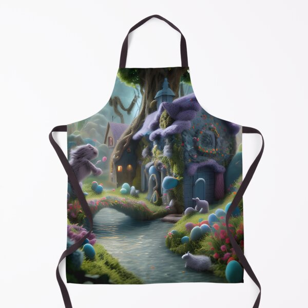 Item preview, Woolen Easter Cottage: A Whimsical Forest Retreat designed and sold by ZarliaShop.