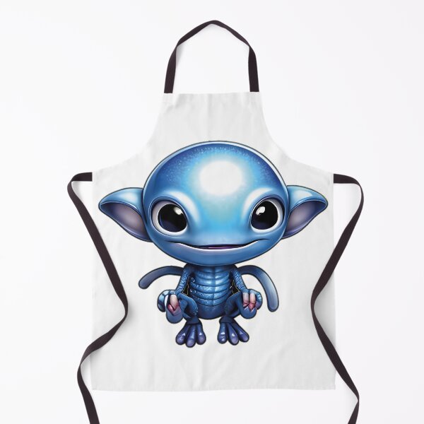 Item preview, Fun design of a cartoon blue alien designed and sold by Mementium.