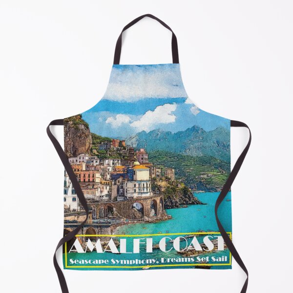 Item preview, Amalfi Coast, Seascape Symphony, Dreams Set Sail designed and sold by Era-of-Traveler.
