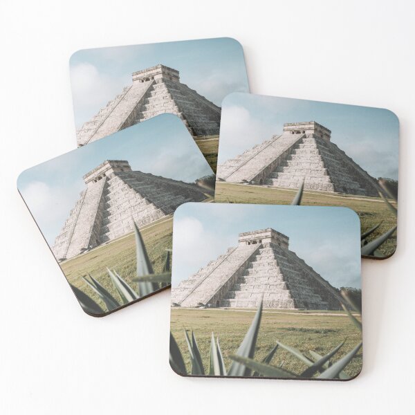 Item preview, Chichén Itzá poster, travel wall art Mexico designed and sold by PanenkaPrints.