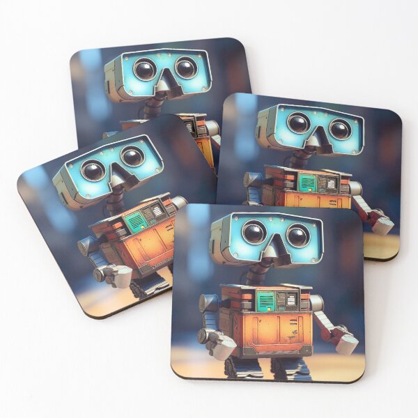Item preview, Playful Cartoon Mini Robot Design - Futuristic and Engaging Art for Robot Enthusiasts designed and sold by DoPrint.