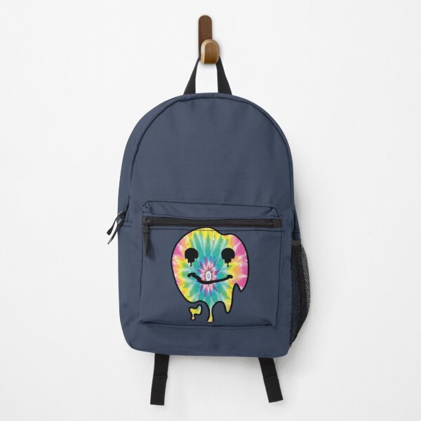 Item preview, Dripping emoticon smiley face with tie dye effect designed and sold by Donutlovers.