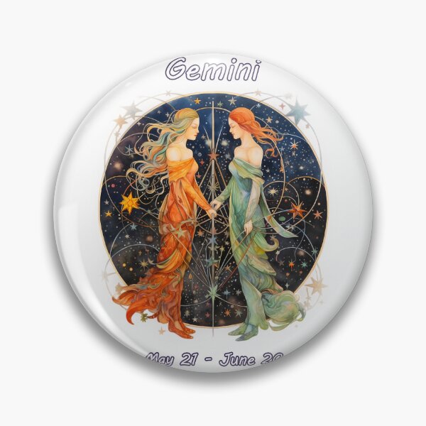 Artikelvorschau, abstract fantasy zodiac sign gemini entworfen und verkauft von Picture-Art.