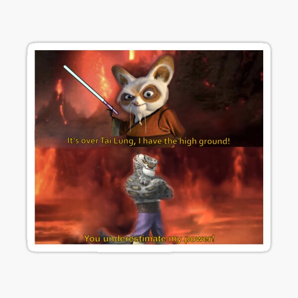 Item preview, Tai lung and Shifu on the high ground designed and sold by Sittern.