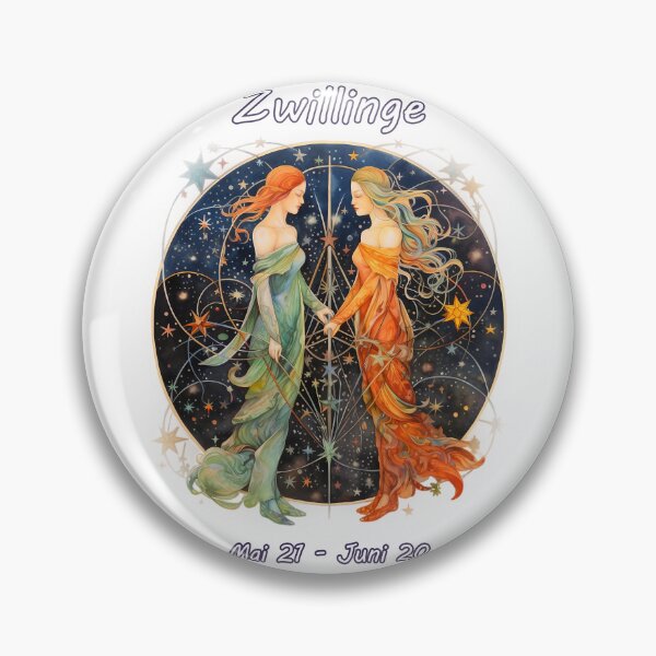 Artikelvorschau, abstract fantasy zodiac sign gemini zwillinge entworfen und verkauft von Picture-Art.
