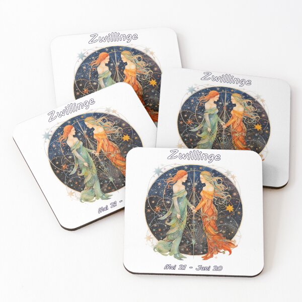 Artikelvorschau, abstract fantasy zodiac sign gemini zwillinge entworfen und verkauft von Picture-Art.