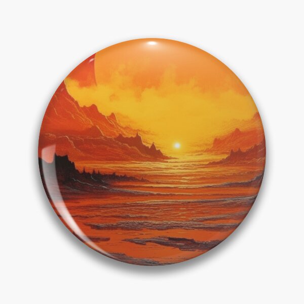 Item preview, Sun Volcano Lava Landscape designed and sold by Synthetic-Dream.