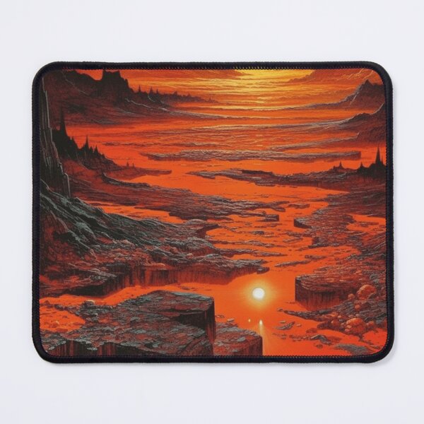 Item preview, Sun Volcano Lava Landscape designed and sold by Synthetic-Dream.