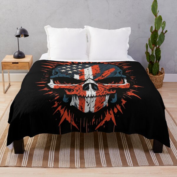 Item preview, American Flag Skull designed and sold by GangBangGang.
